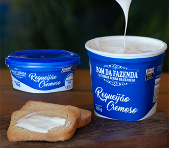 Requeijão Cremoso O Bom da Fazenda 400gr